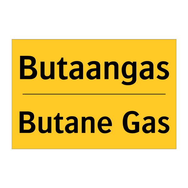 Butaangas - Butane Gas