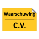 Waarschuwing - C.V.