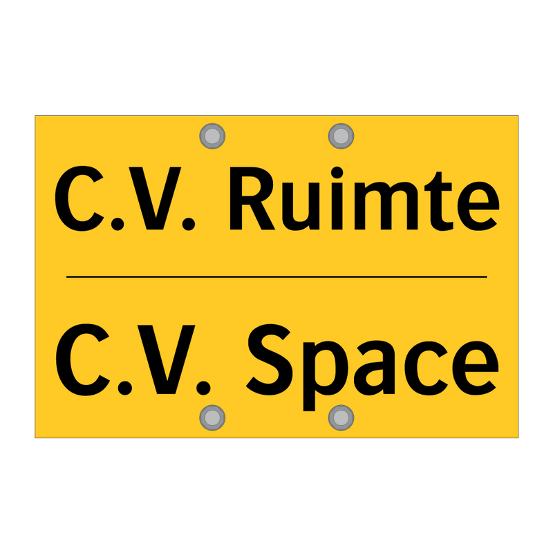 C.V. Ruimte - C.V. Space