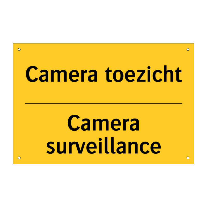 Camera toezicht - Camera surveillance