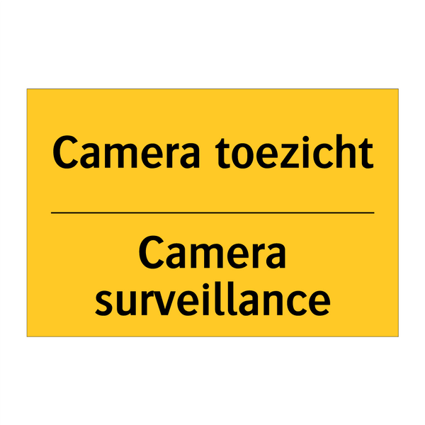 Camera toezicht - Camera surveillance