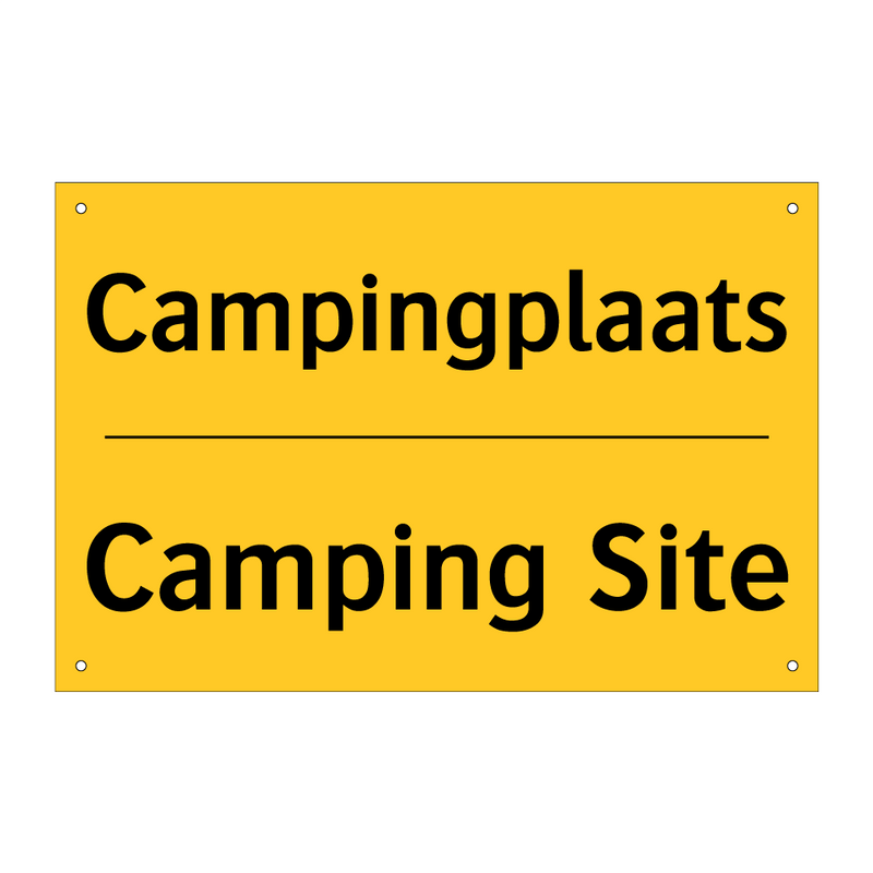 Campingplaats - Camping Site