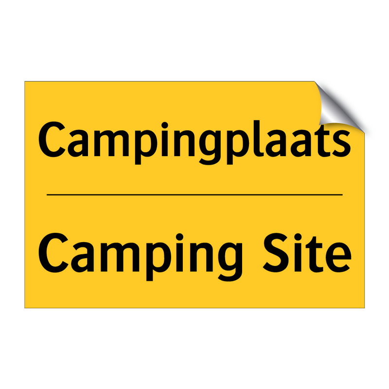 Campingplaats - Camping Site