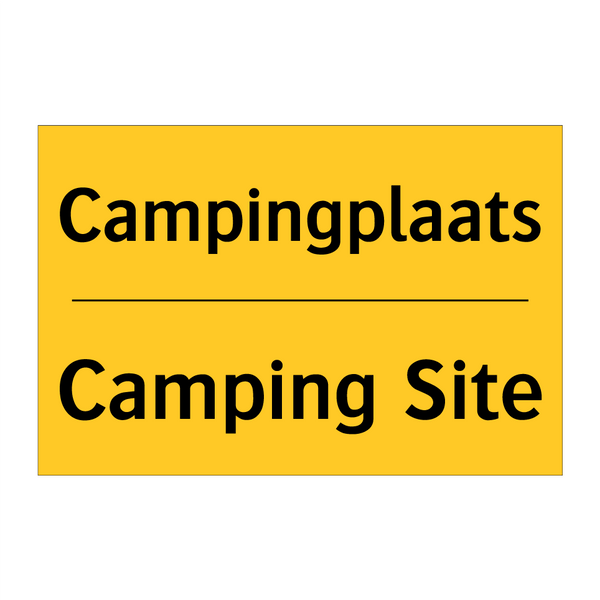 Campingplaats - Camping Site