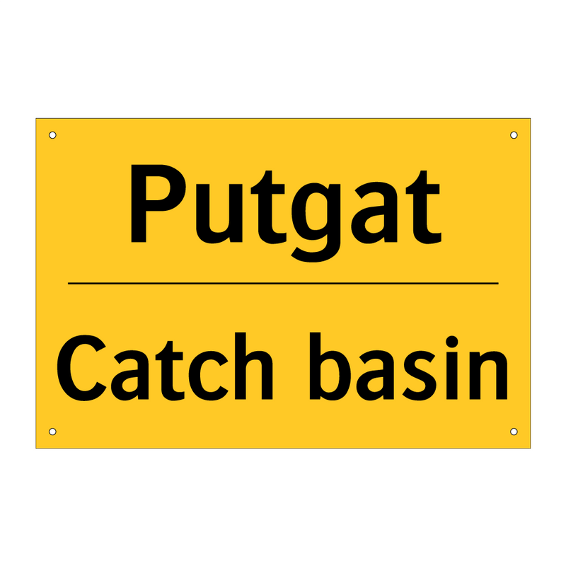 Putgat - Catch basin