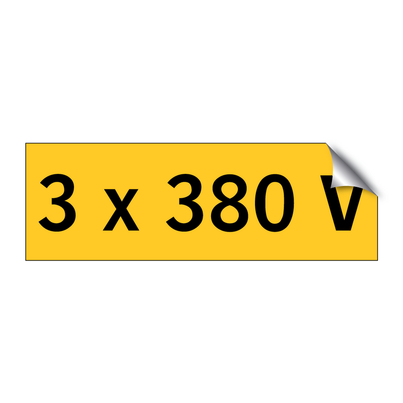3 x 380 V