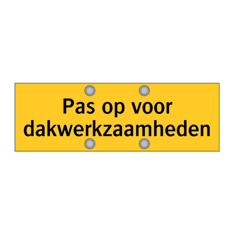 Pas op voor dakwerkzaamheden