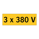 3 x 380 V