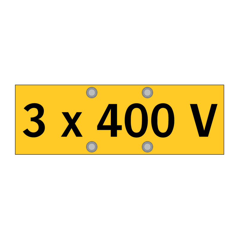 3 x 400 V