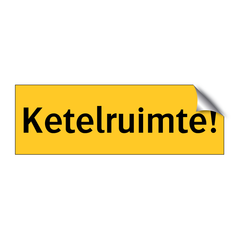 Ketelruimte!