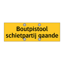 Boutpistool schietpartij gaande