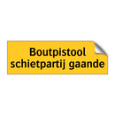 Boutpistool schietpartij gaande