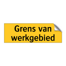 Grens van werkgebied