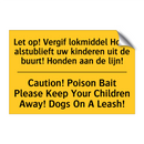 Let op! Vergif lokmiddel Houd /.../ - Caution! Poison Bait Please Keep /.../