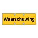 Waarschuwing