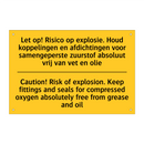Let op! Risico op explosie. Houd /.../ - Caution! Risk of explosion. Keep /.../