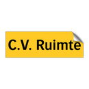 C.V. Ruimte