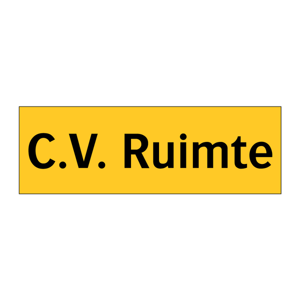 C.V. Ruimte