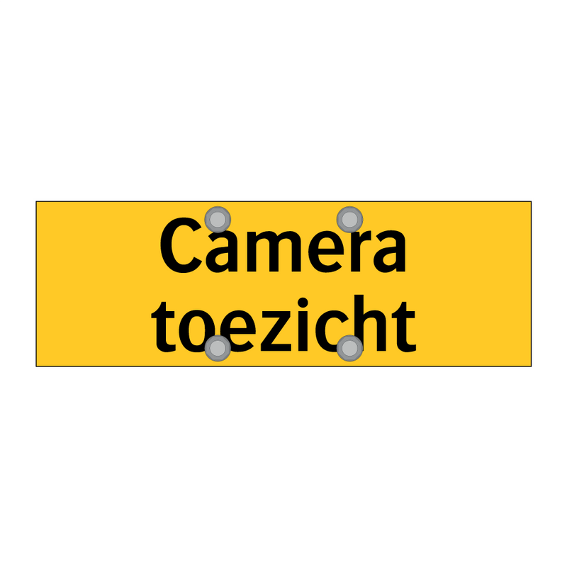 Camera toezicht