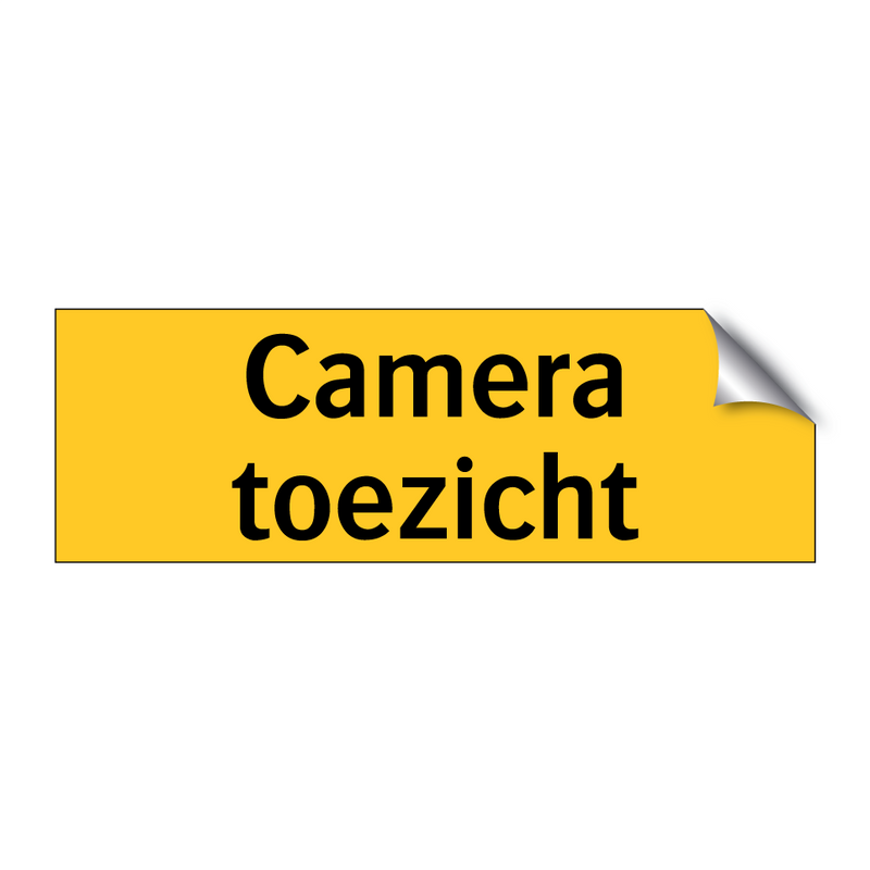 Camera toezicht