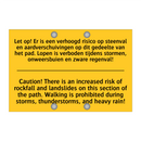 Let op! Er is een verhoogd risico /.../ - Caution! There is an increased /.../