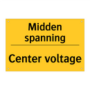 Midden spanning - Center voltage