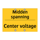 Midden spanning - Center voltage
