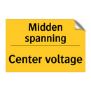 Midden spanning - Center voltage