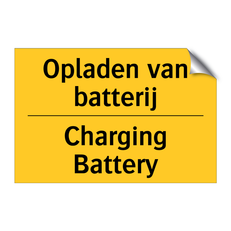 Opladen van batterij - Charging Battery