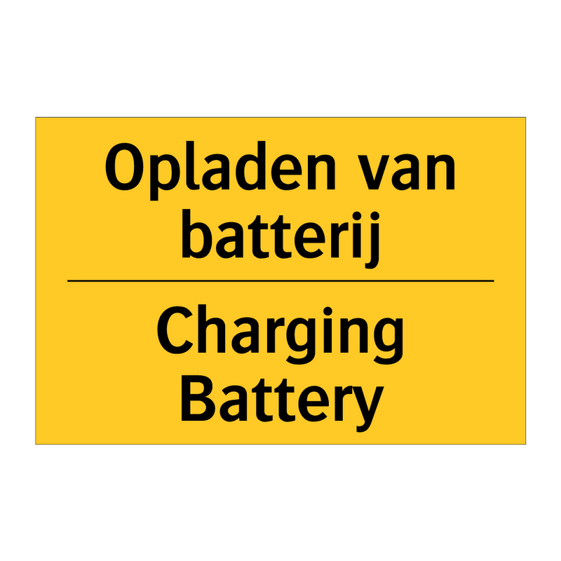 Opladen van batterij - Charging Battery