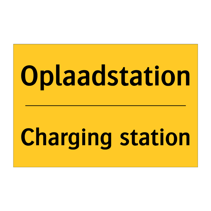 Oplaadstation - Charging station