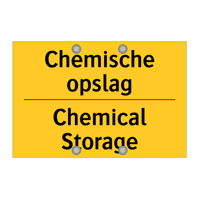Chemische opslag - Chemical Storage