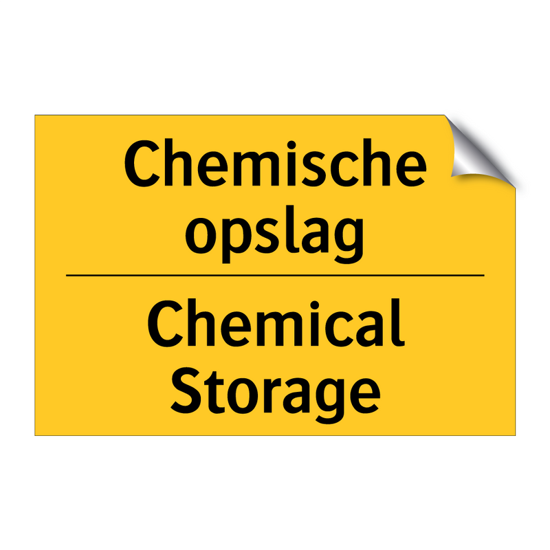 Chemische opslag - Chemical Storage