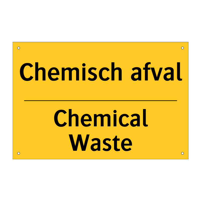 Chemisch afval - Chemical Waste