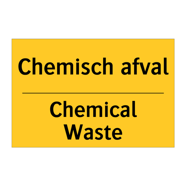 Chemisch afval - Chemical Waste