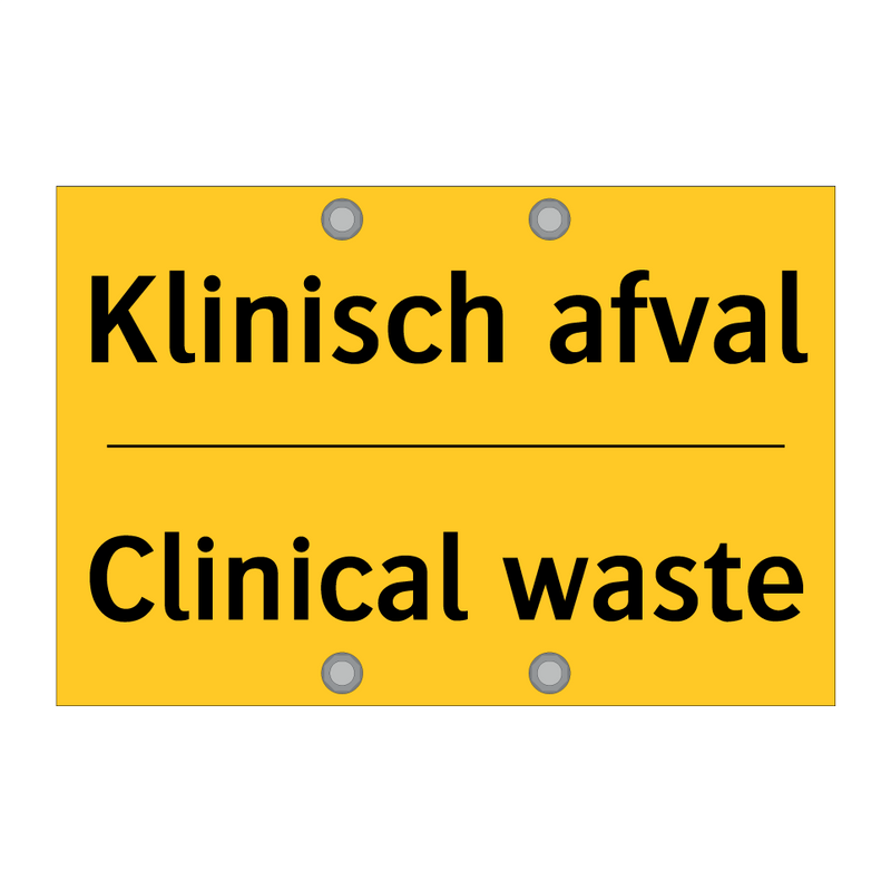 Klinisch afval - Clinical waste