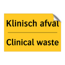 Klinisch afval - Clinical waste