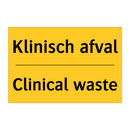 Klinisch afval - Clinical waste