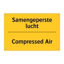 Samengeperste lucht - Compressed Air
