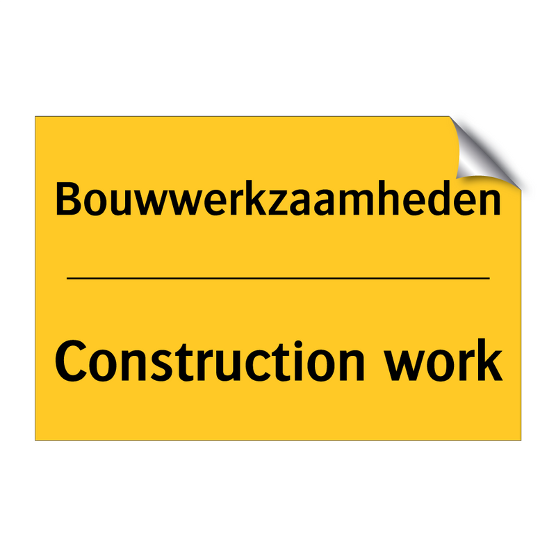 Bouwwerkzaamheden - Construction work