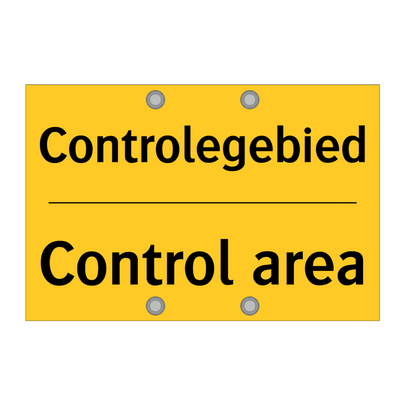 Controlegebied - Control area