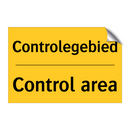Controlegebied - Control area