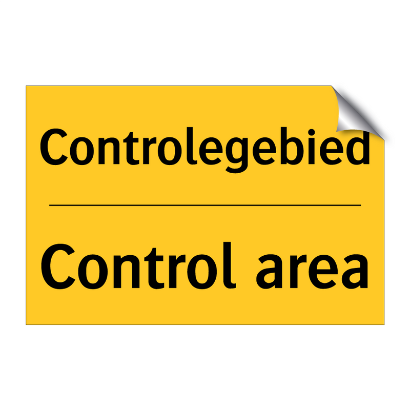 Controlegebied - Control area