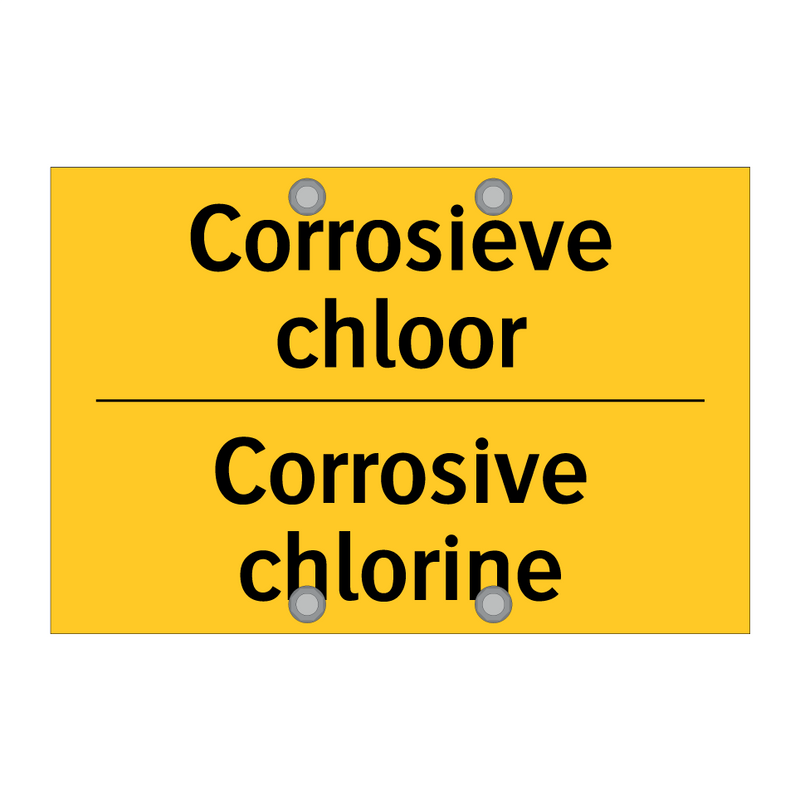 Corrosieve chloor - Corrosive chlorine