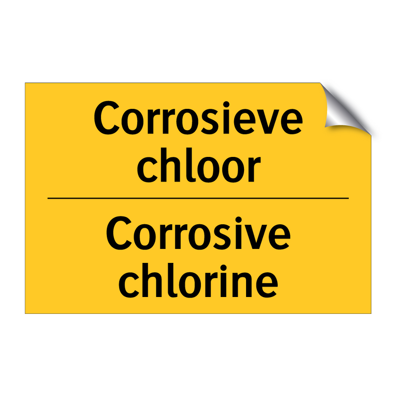 Corrosieve chloor - Corrosive chlorine
