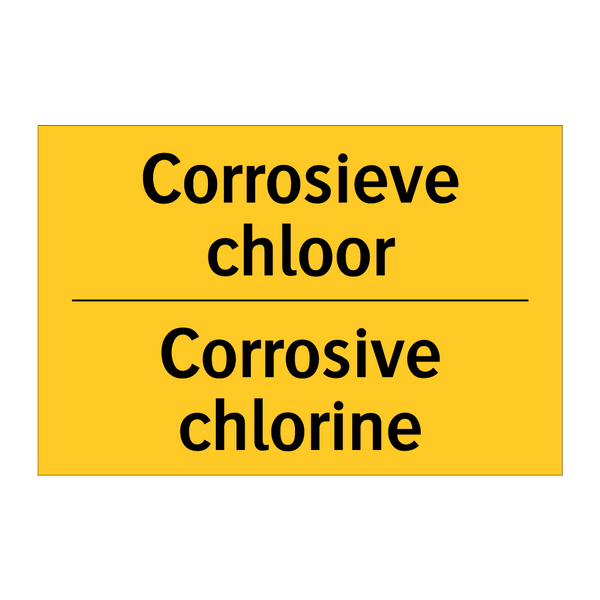 Corrosieve chloor - Corrosive chlorine