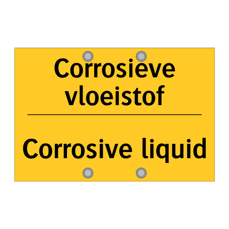 Corrosieve vloeistof - Corrosive liquid