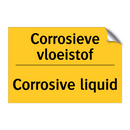Corrosieve vloeistof - Corrosive liquid