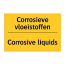 Corrosieve vloeistoffen - Corrosive liquids