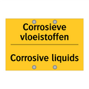 Corrosieve vloeistoffen - Corrosive liquids